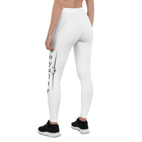 Royalty White Leggings