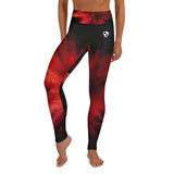 Royal Explosion-High Waisted Yoga Leggings