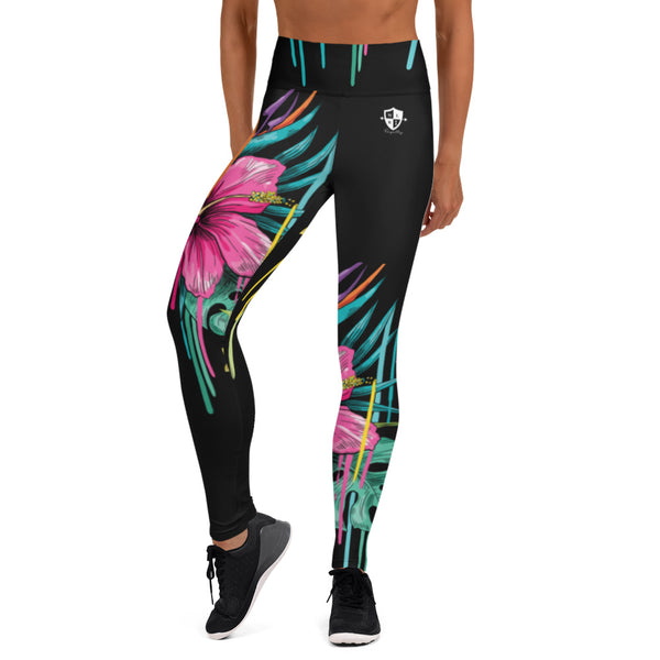 Royal Drip-High Waisted Yoga Leggings