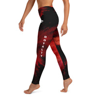 Royal Explosion-High Waisted Yoga Leggings